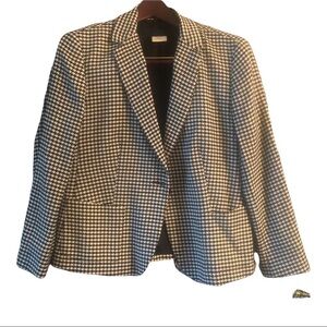 Les Copains Women's Blazer Size 44 Italy Wool Angora Blend Medium 12 U…